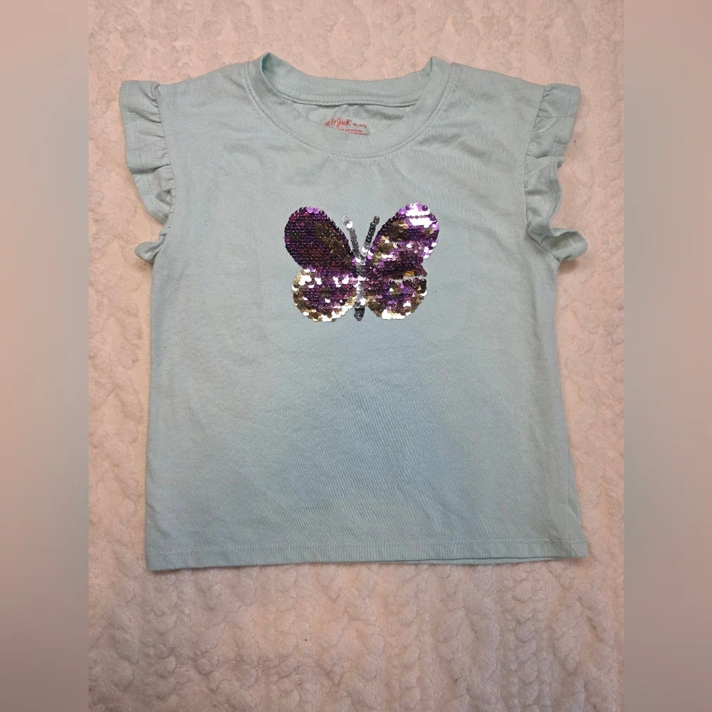 OshKosh B’gosh + Cat & Jack Butterfly Outfit Bundle Girls Size 4/5